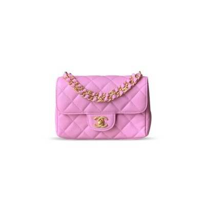 CHANE CAVIAR WALLET ON CHAIN 321498 (18*13*5.5cm)